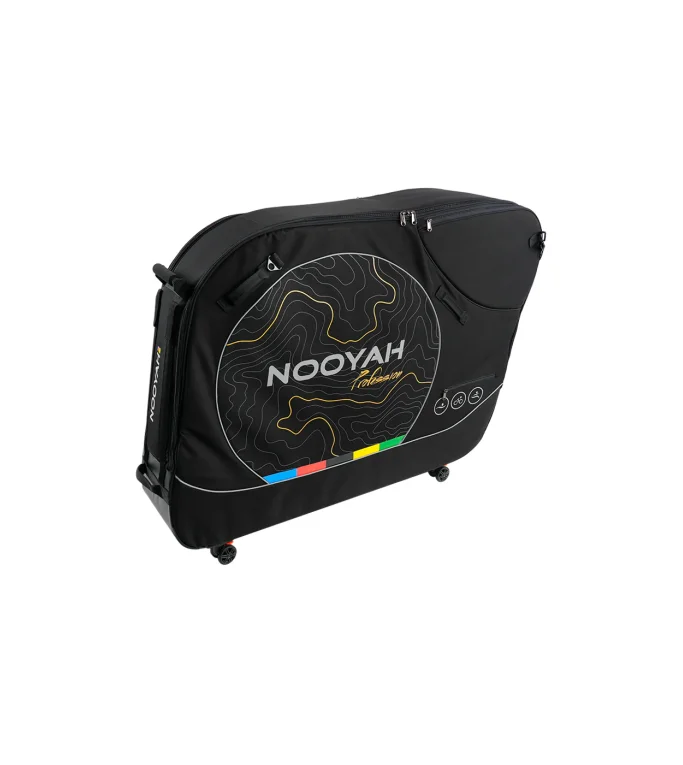 NOOYAH BK015 PRO Bike Travel Case No Remove Handlebar Bicycle Soft Bag with Stand Frame