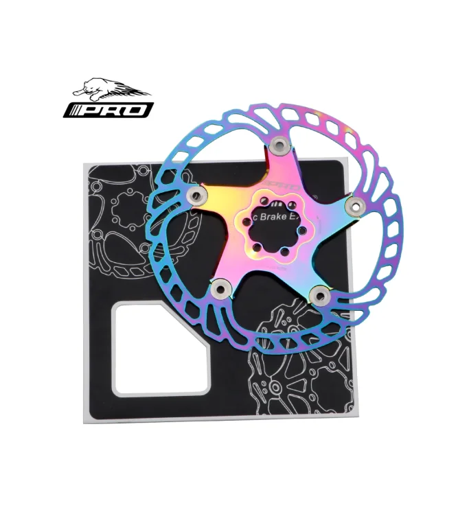 IIIPRO BICYCLE DISC BRAKE ROTOR 180mm HOLOGRAPHIC COLOR
