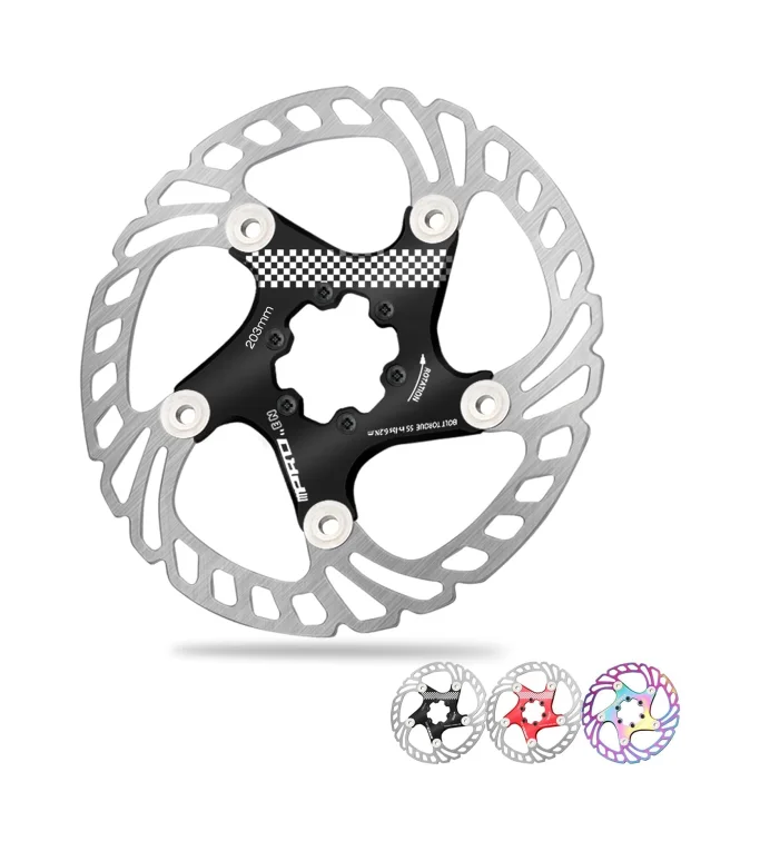 IIIPRO BICYCLE DISC BRAKE ROTOR 180mm Black